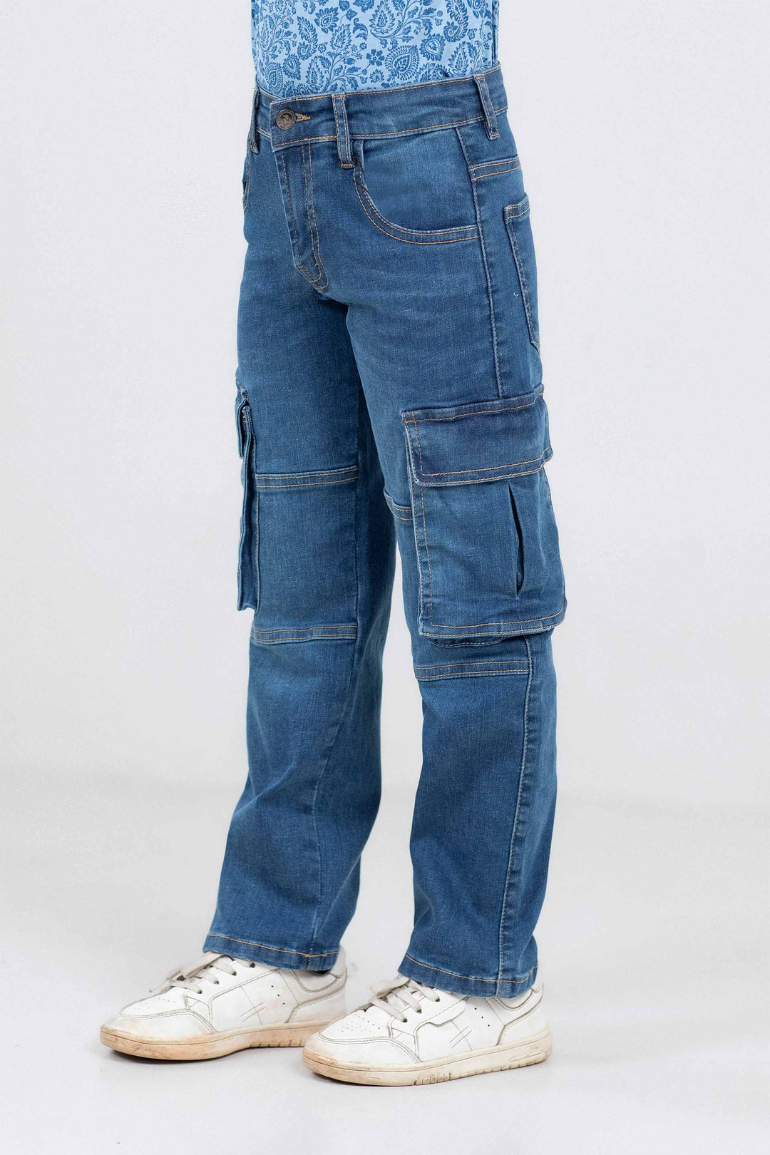 Straight Cargo Jeans