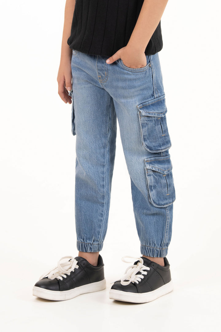 Slim Cargo Jogger Jeans