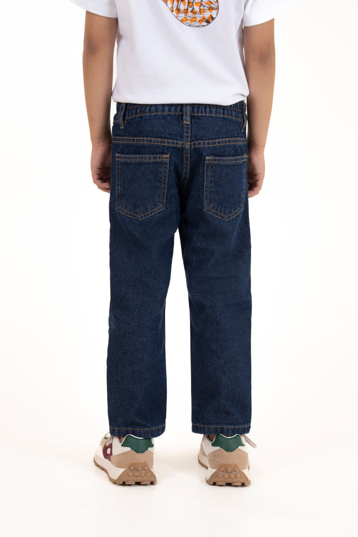 Embroidered Straight Jeans