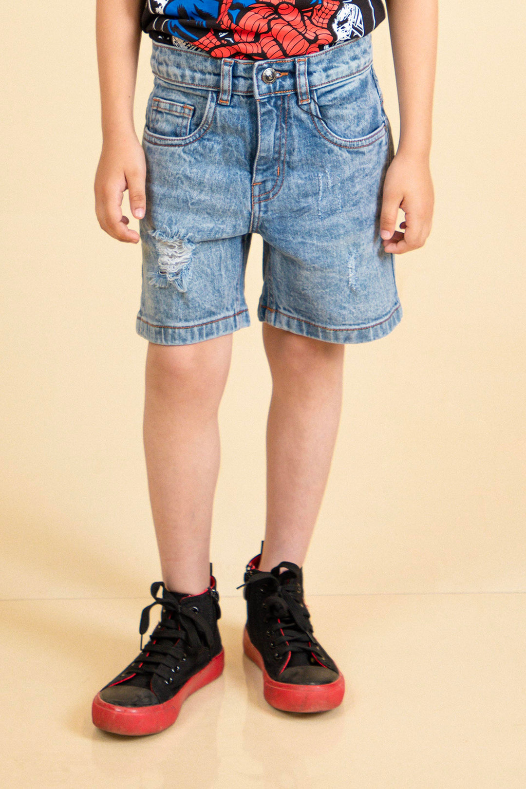 Ragged Shorts Blue