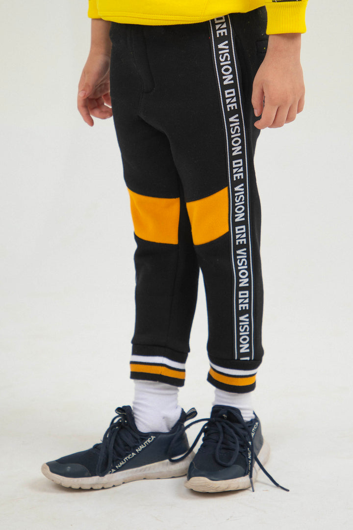 Tape Trackpants Black