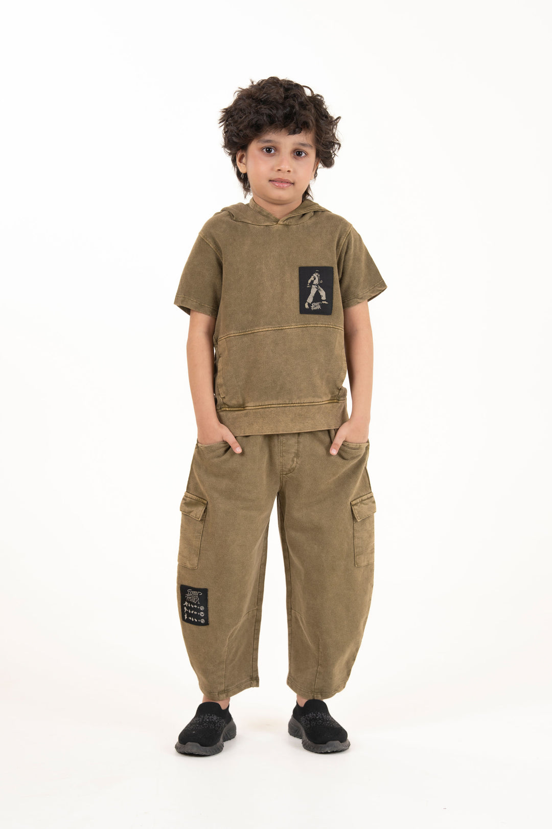 Washed Cargo Trousers
