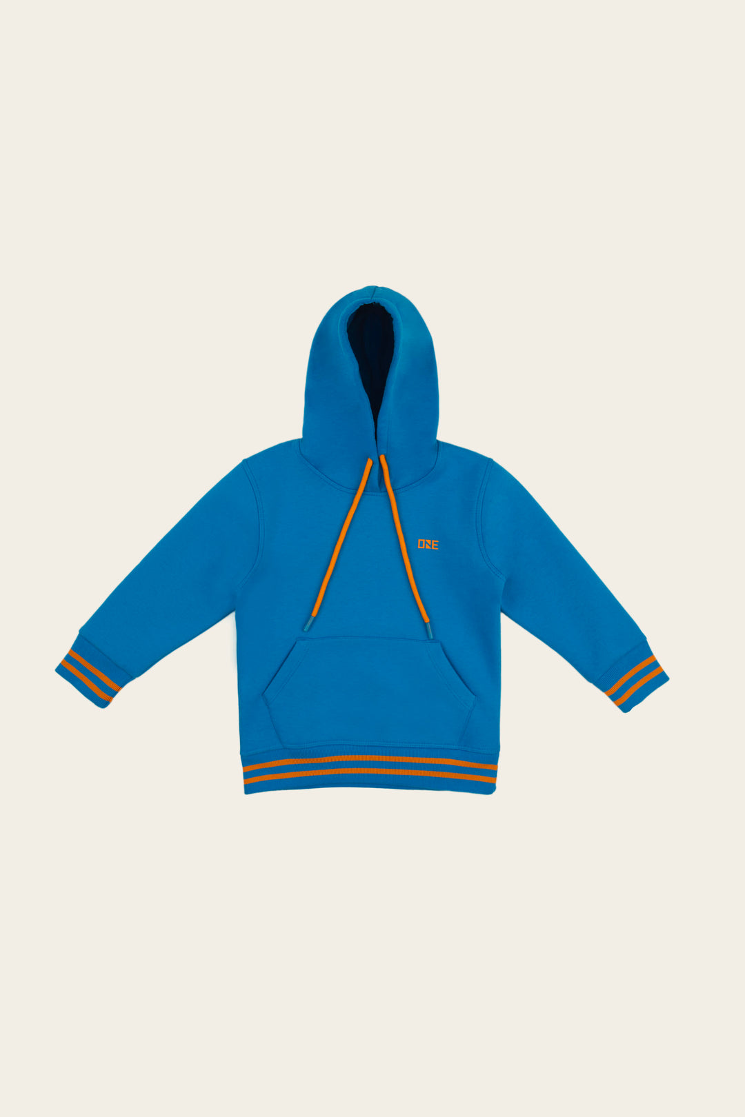 Tipped Hoodie Blue