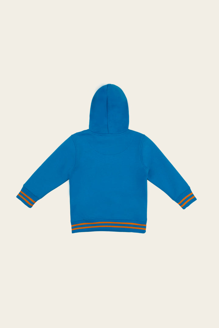 Tipped Hoodie Blue