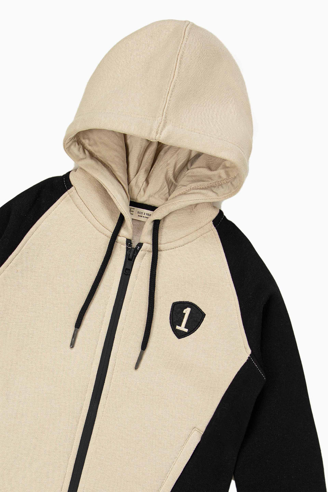 Contrasting Zipper Hoodie