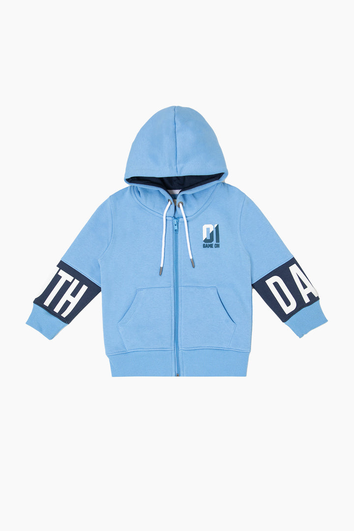 Paneled Graphic Hoodie