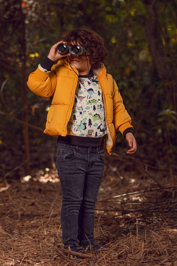 Hooded Puffer Yellow