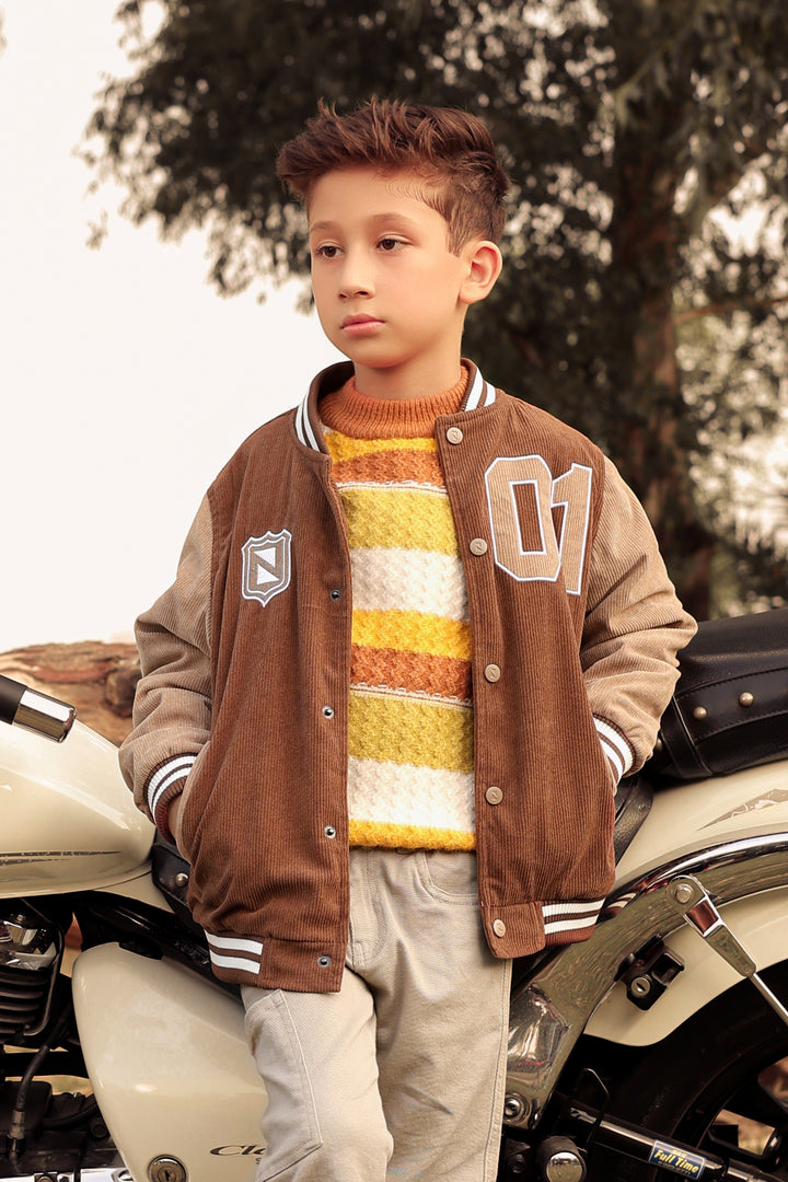 Corduroy Varsity Jacket