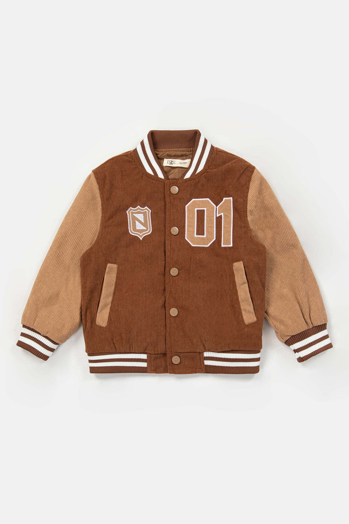 Corduroy Varsity Jacket