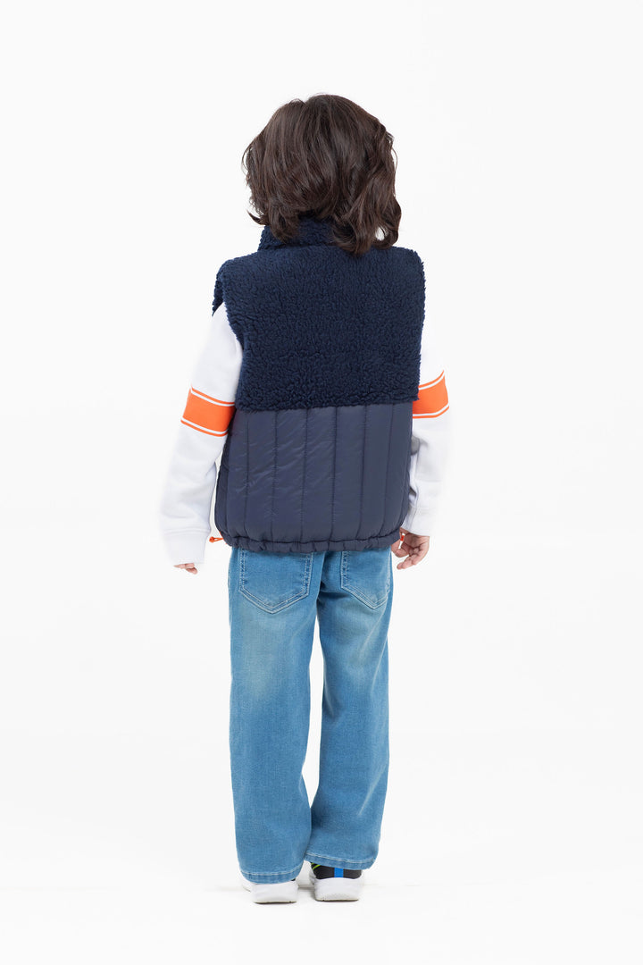 Sleeveless Sherpa Jacket