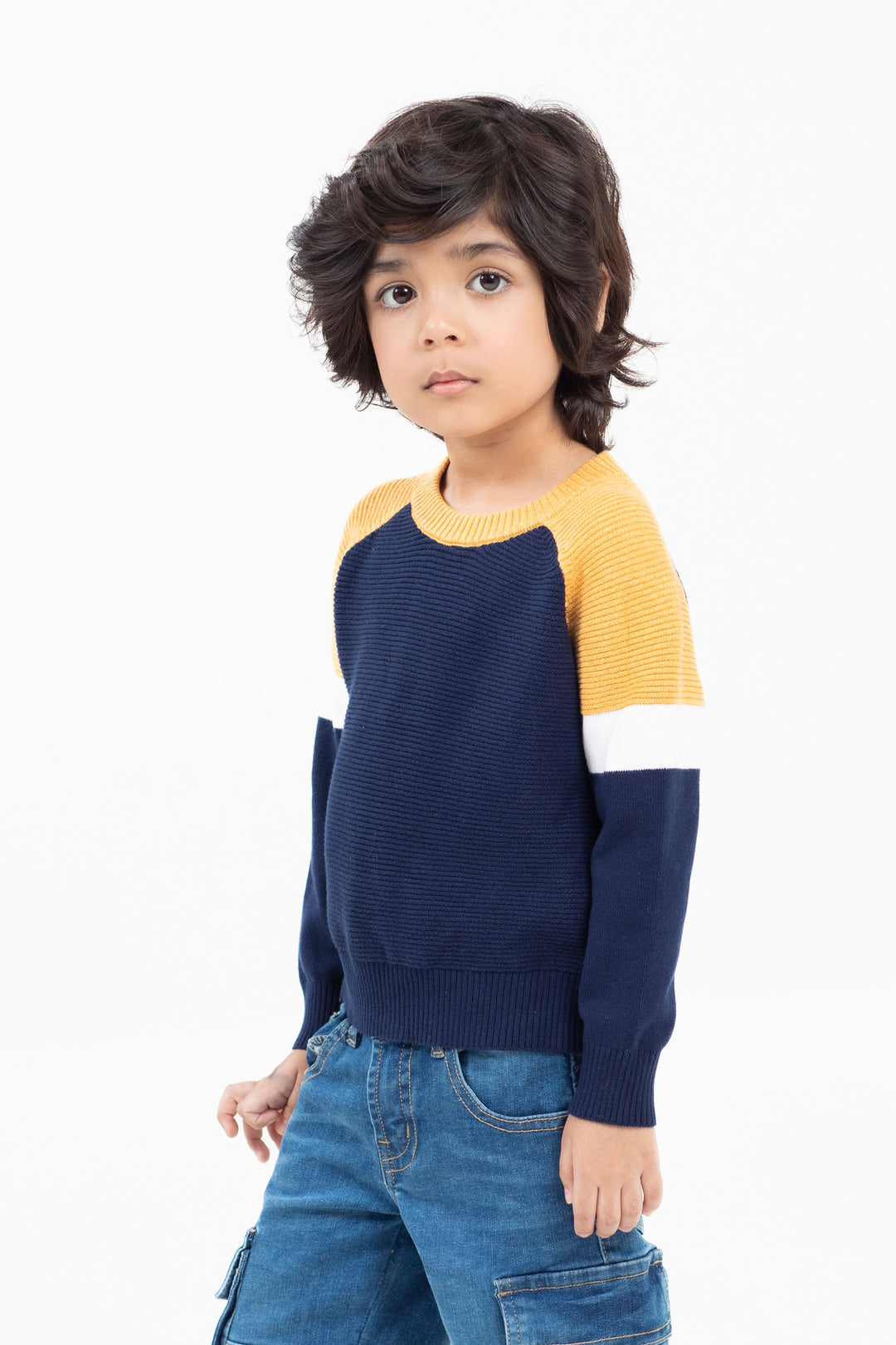 Textured Raglan Sweater