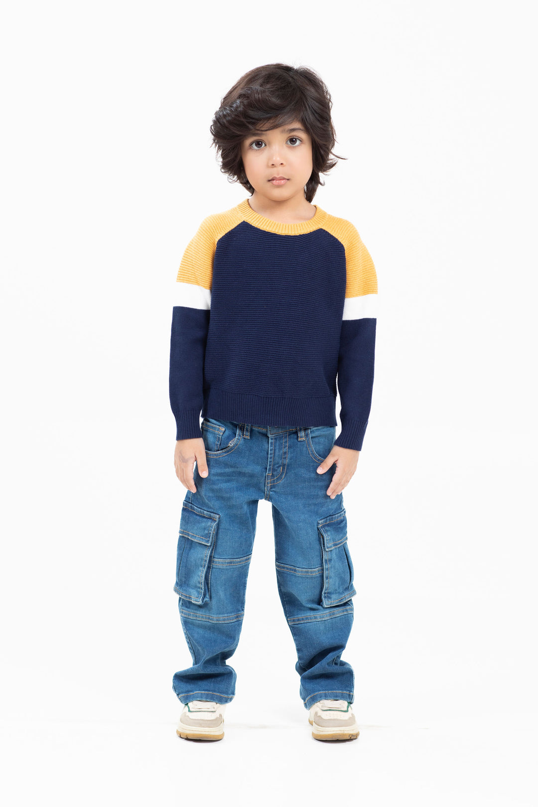 Textured Raglan Sweater