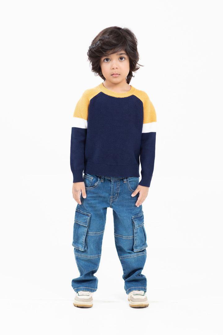 Textured Raglan Sweater