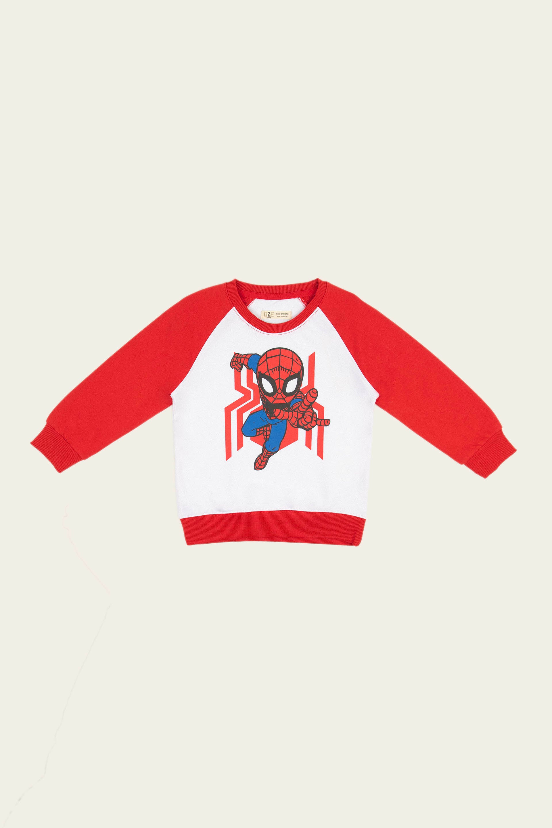 Spiderman Sweatshirt Red/White