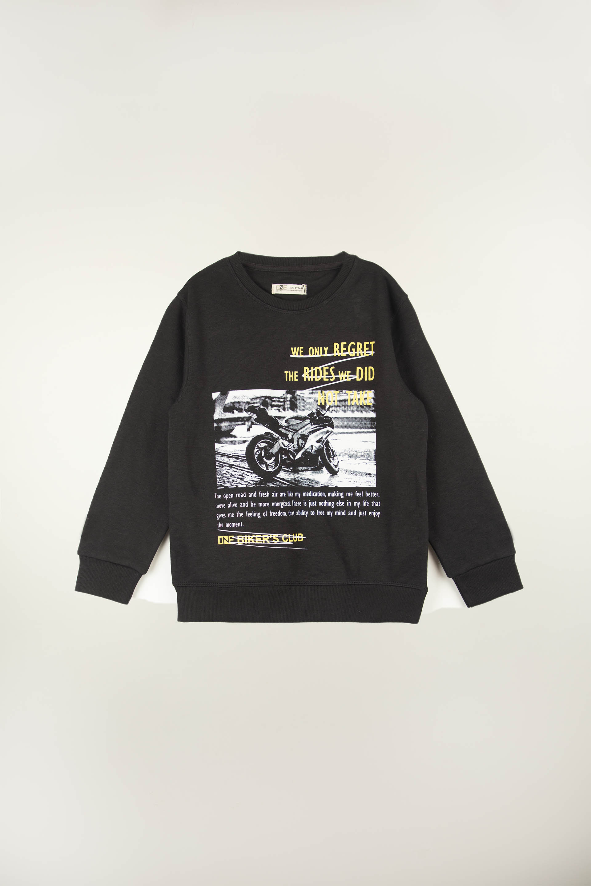 Biker Sweatshirt Black