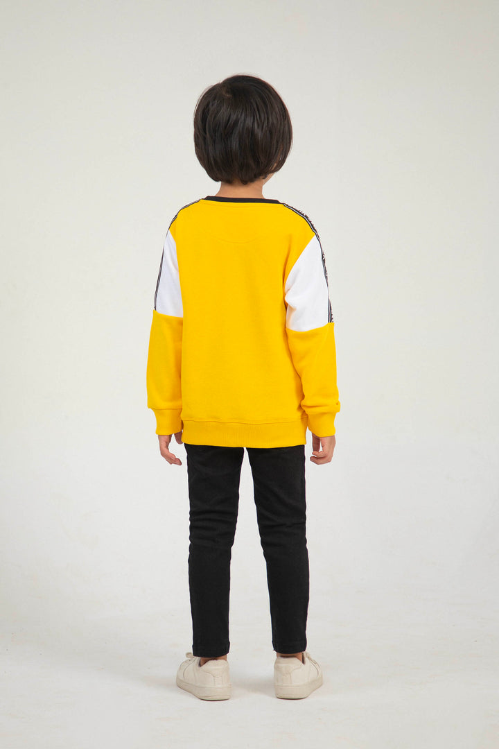 Tape Sweatshirt Mustard/Black