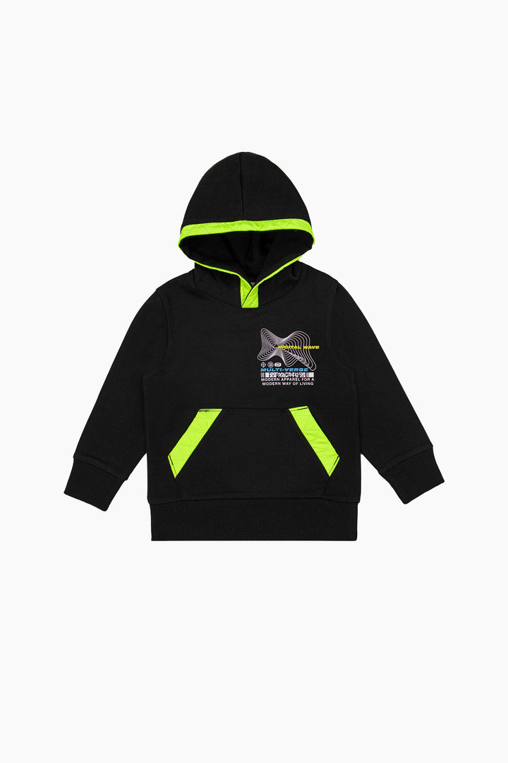 Contrastingl Hoodie