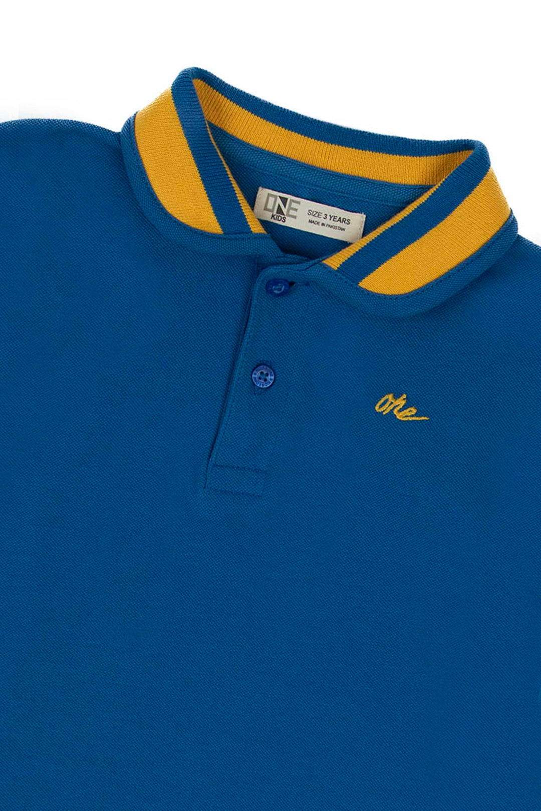 Tipped Polo Blue