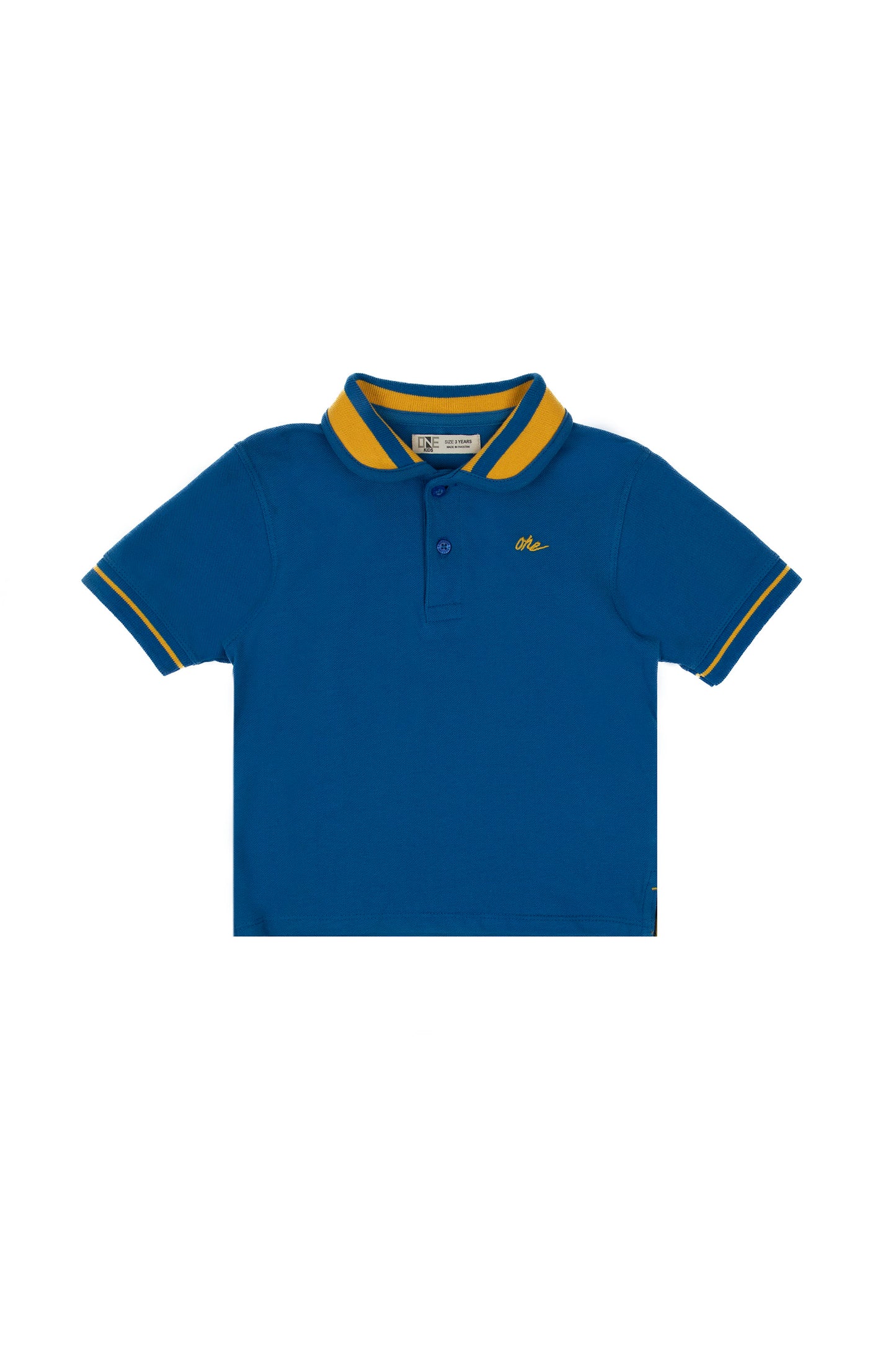 Tipped Polo Blue