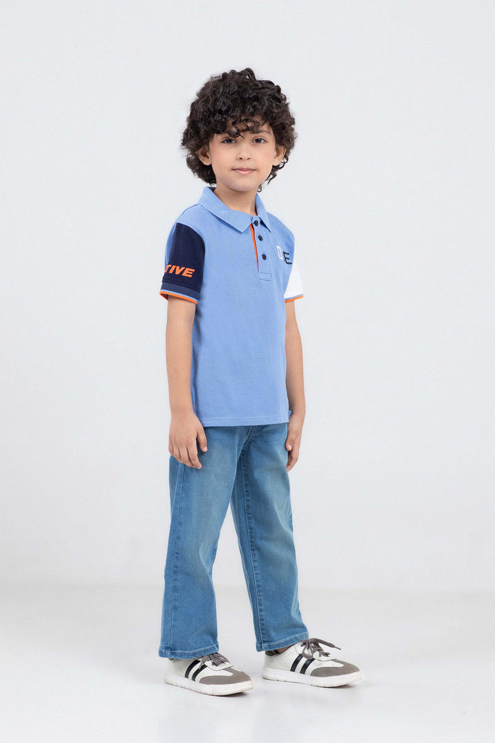 Colour Block Polo