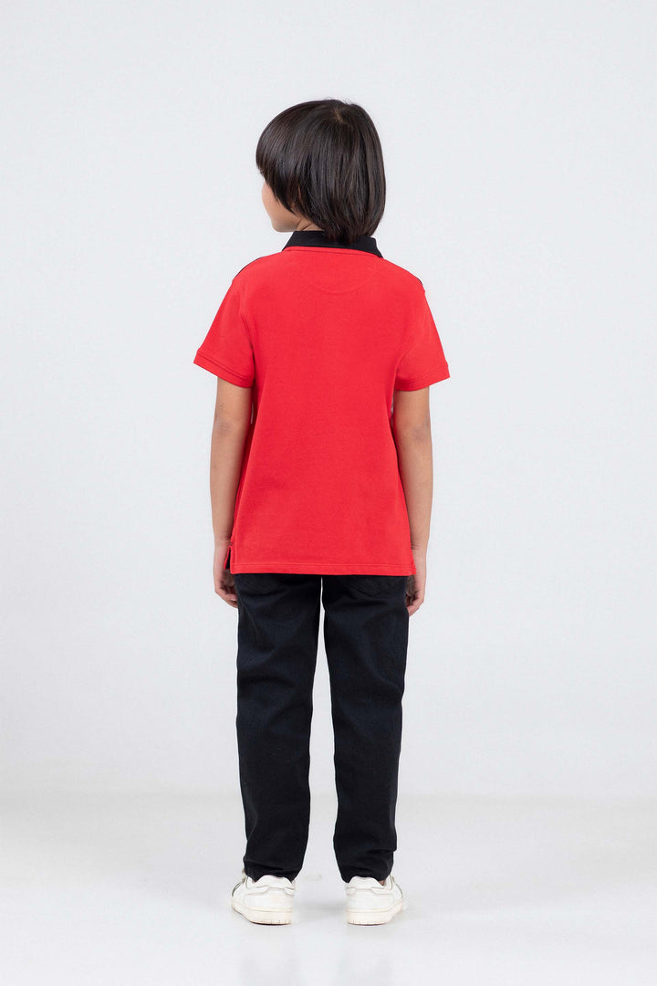 Colour Block Polo