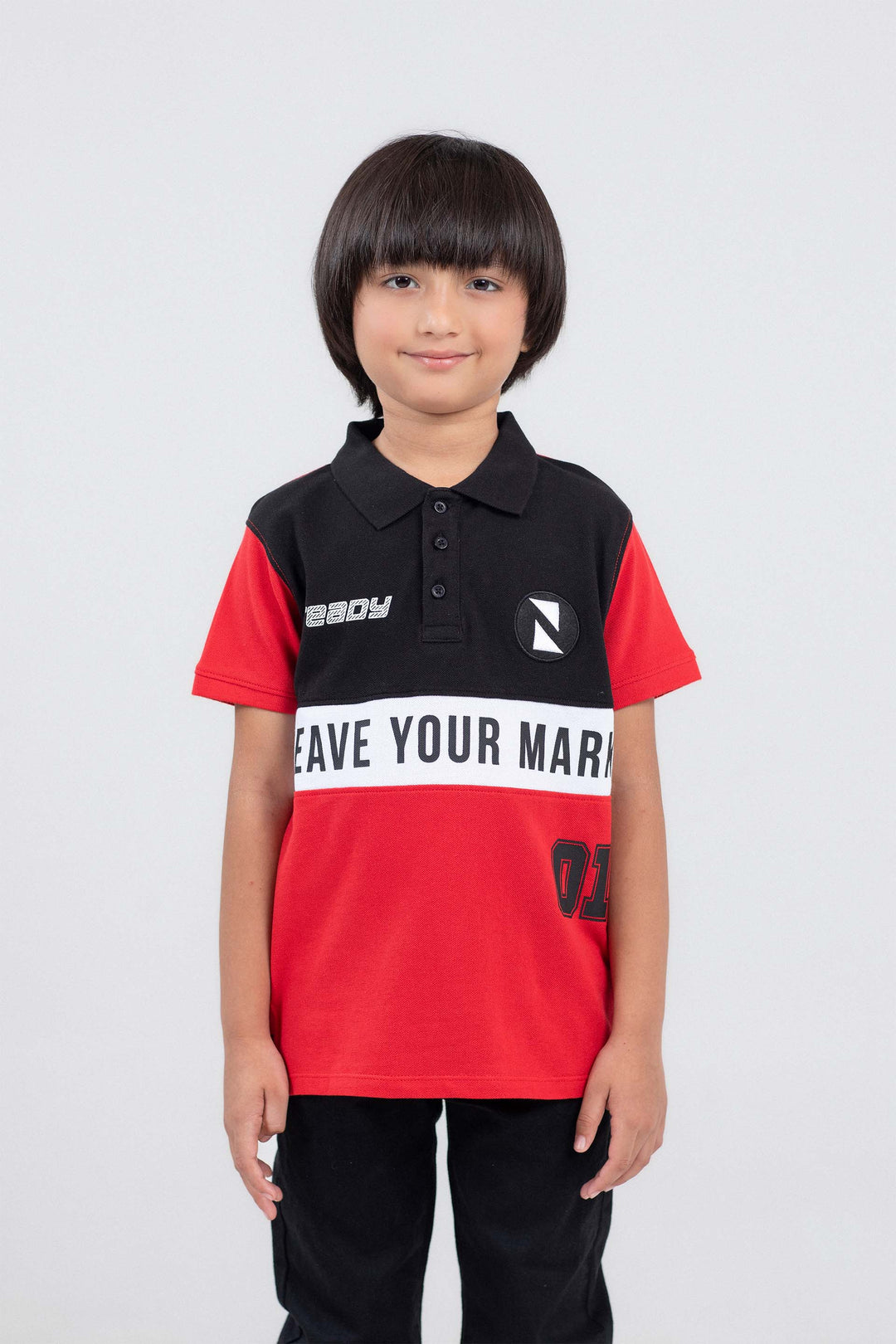 Colour Block Polo