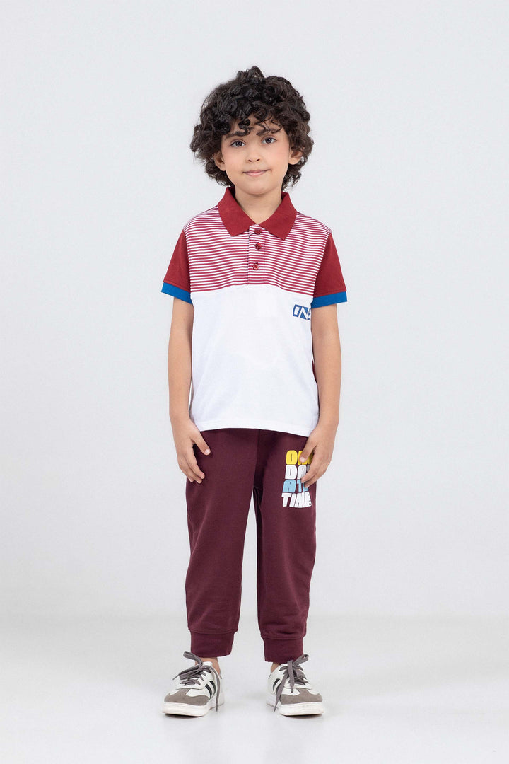 Stripe Panel Polo