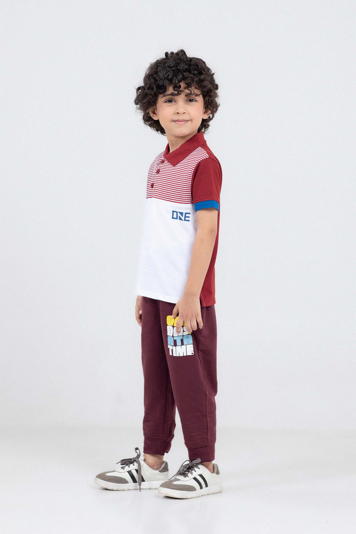 Stripe Panel Polo