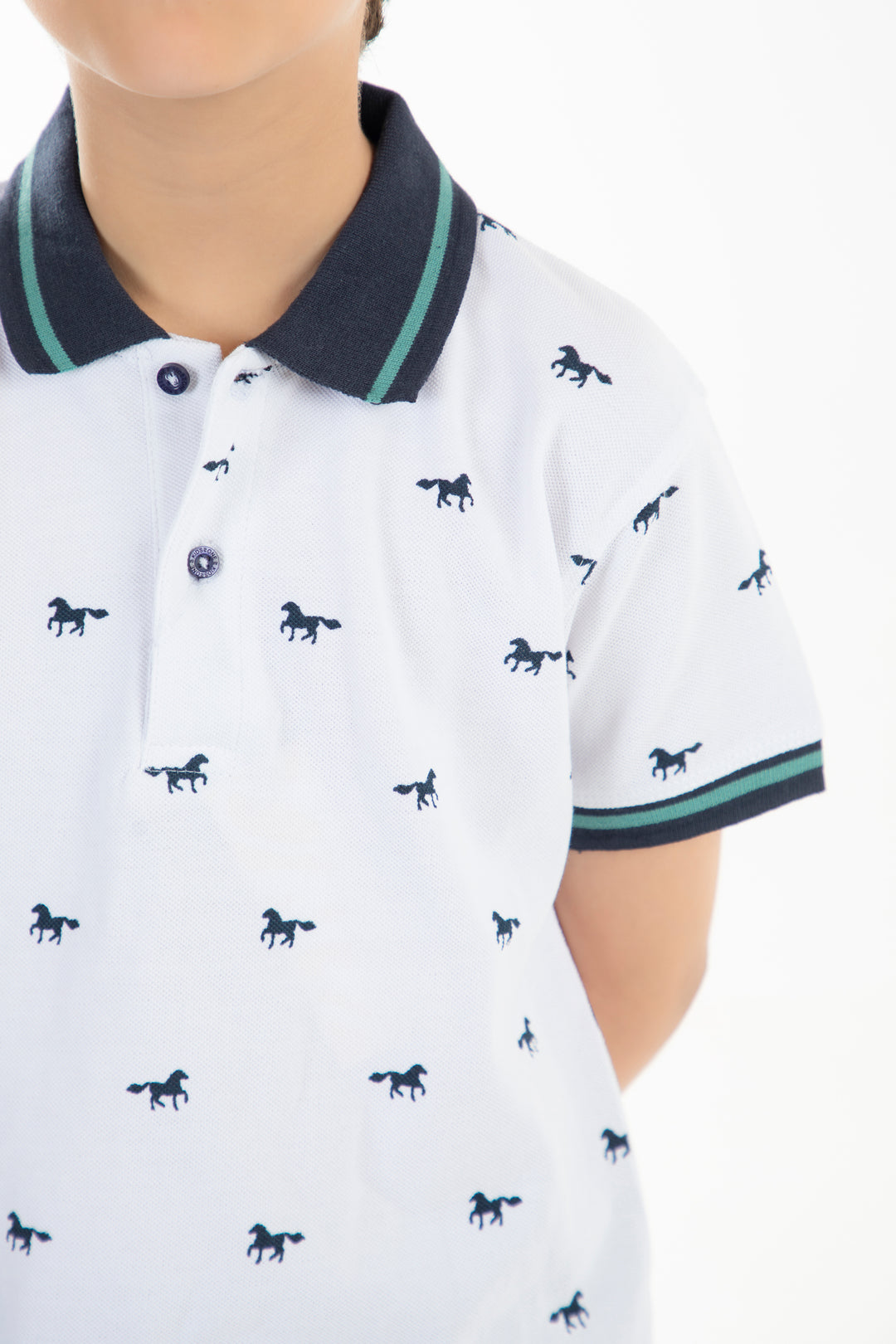 Nautical Printed Polo