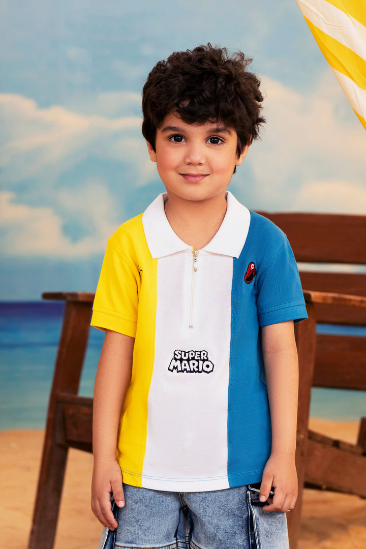 Paneled Polo
