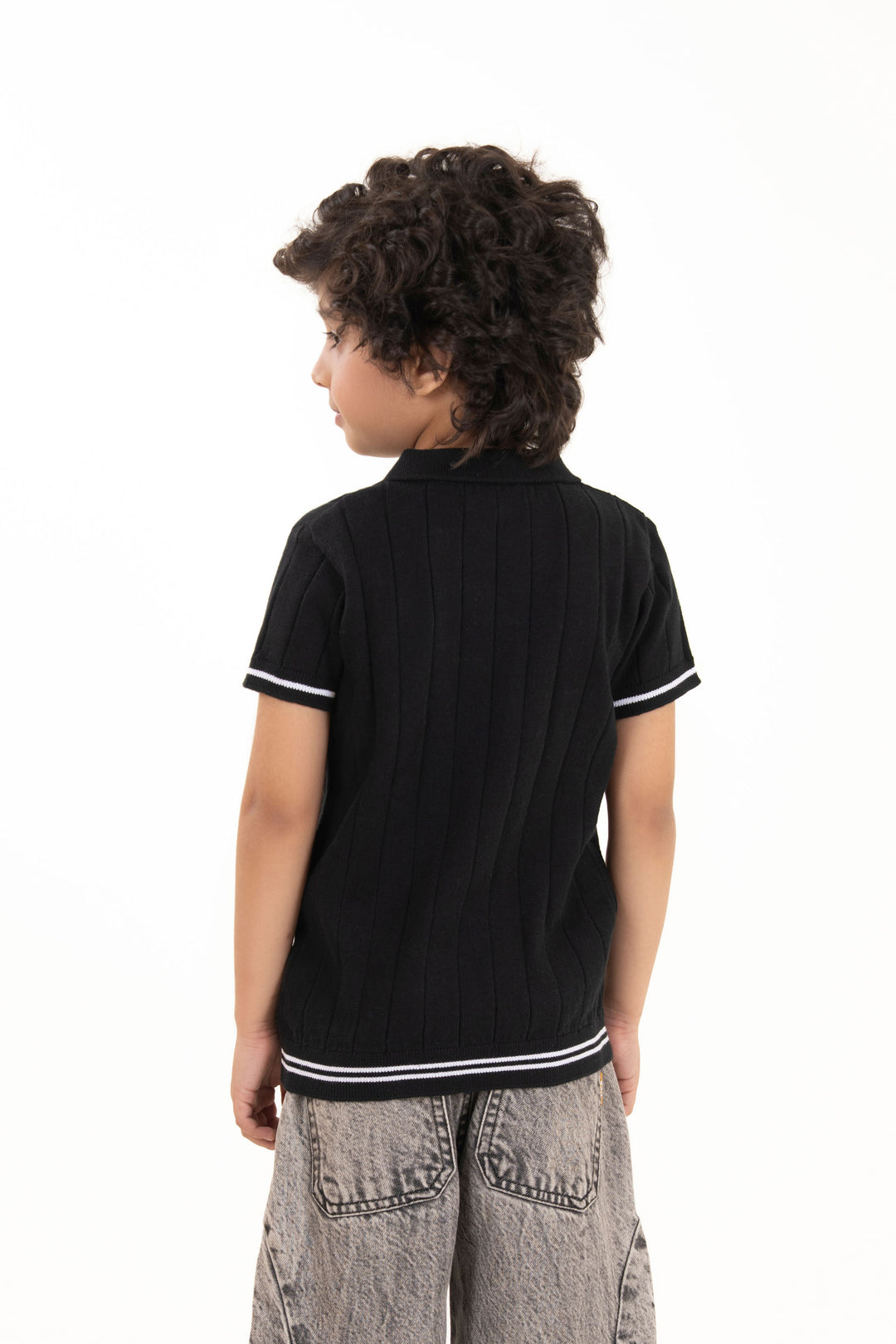 Sweater Knit Polo