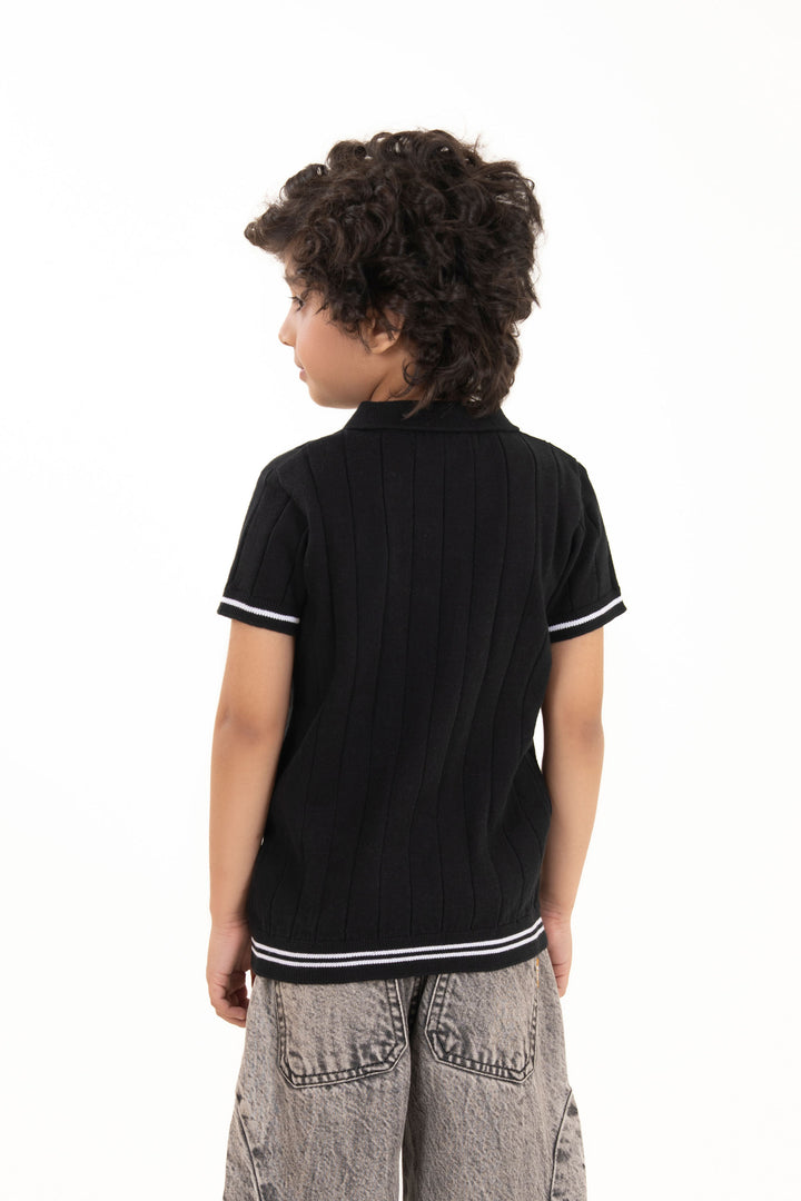 Sweater Knit Polo