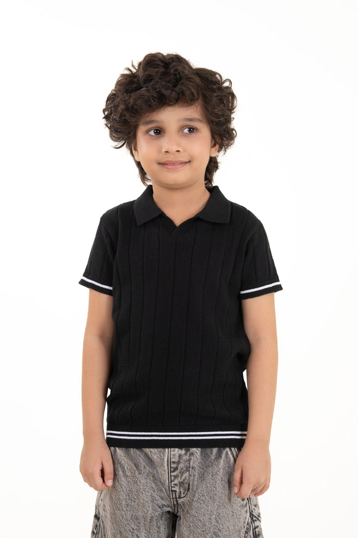 Sweater Knit Polo