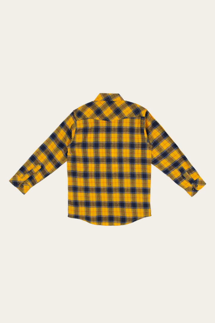 Flannel Shirt Navy/Yellow