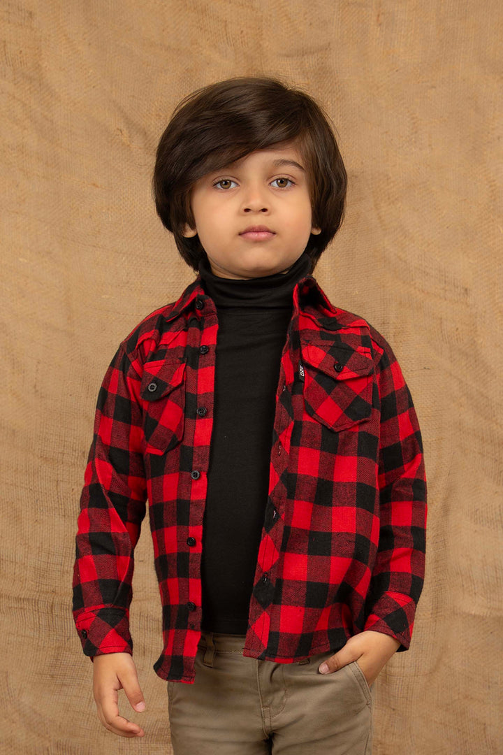 Flannel Shirt Red/Black