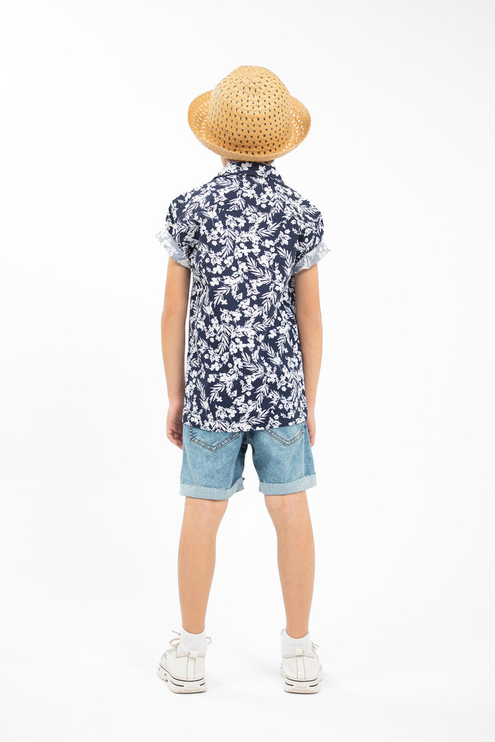 Tropical Shirt Navy