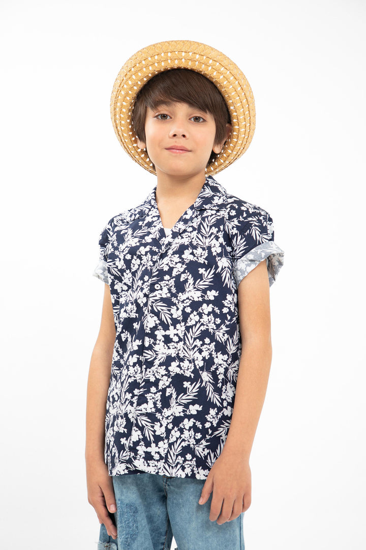 Tropical Shirt Navy