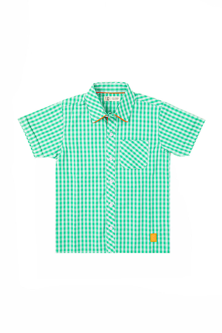 Check Shirt Green