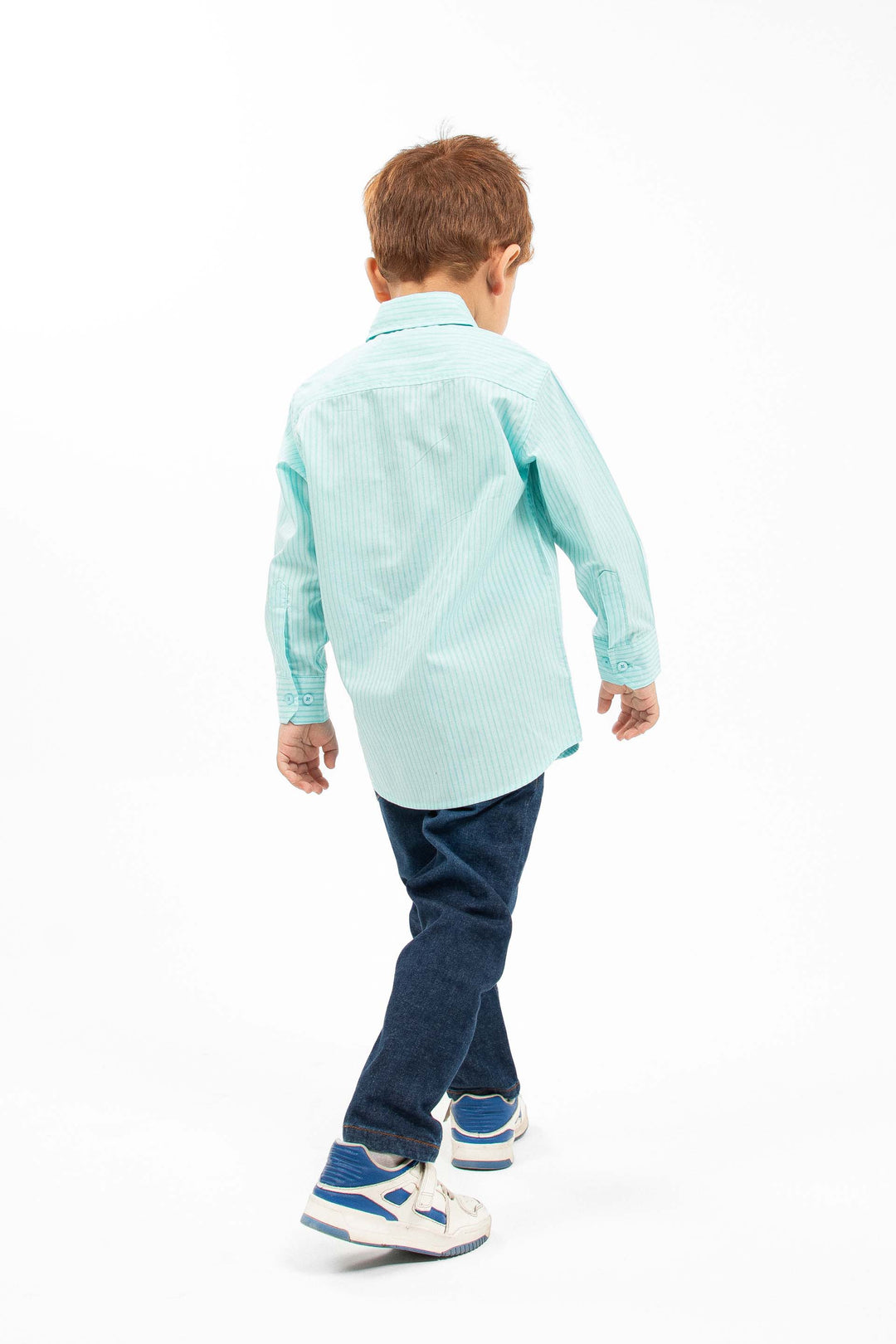 Contrasting Shirt Aqua