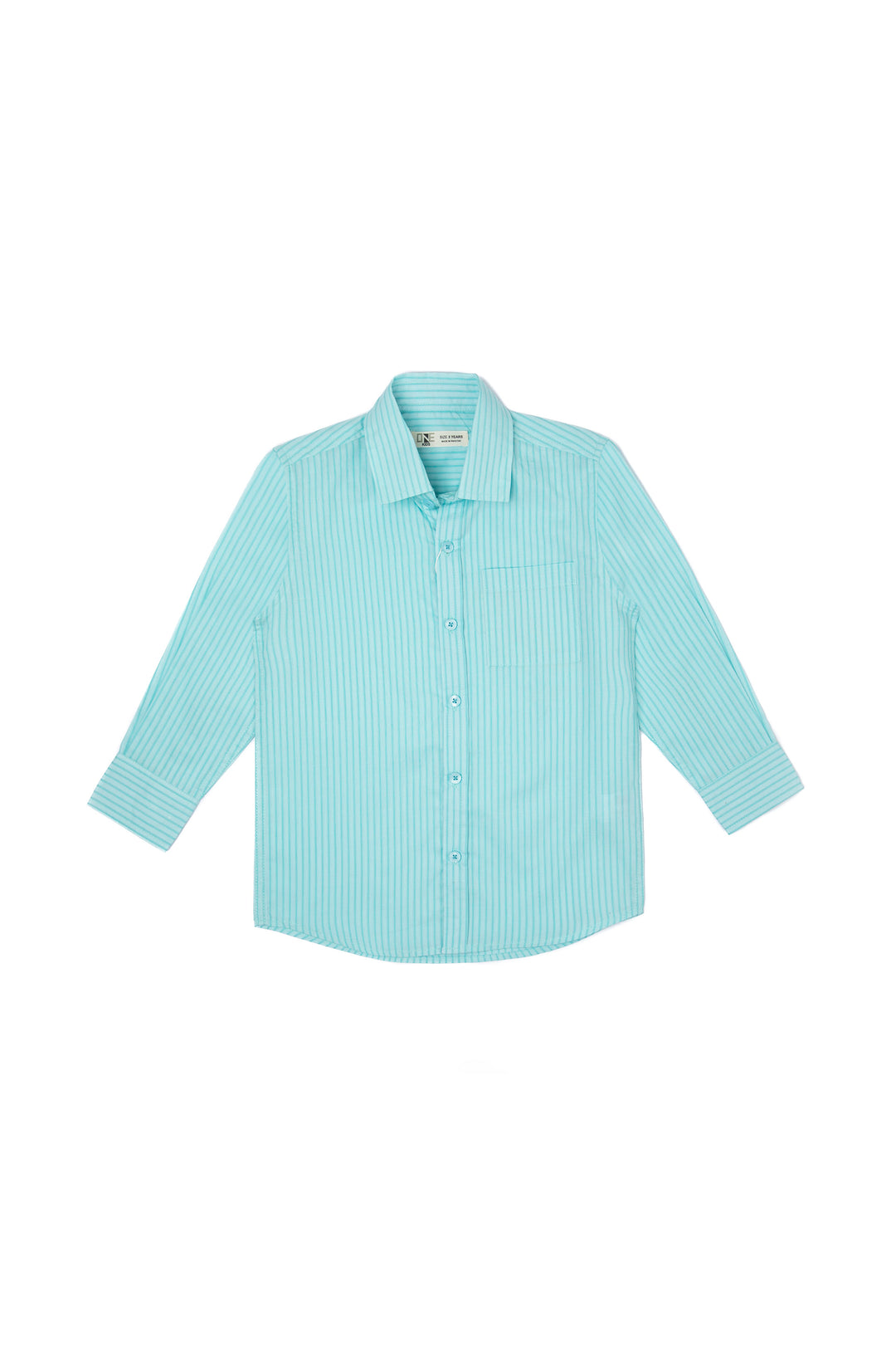 Contrasting Shirt Aqua