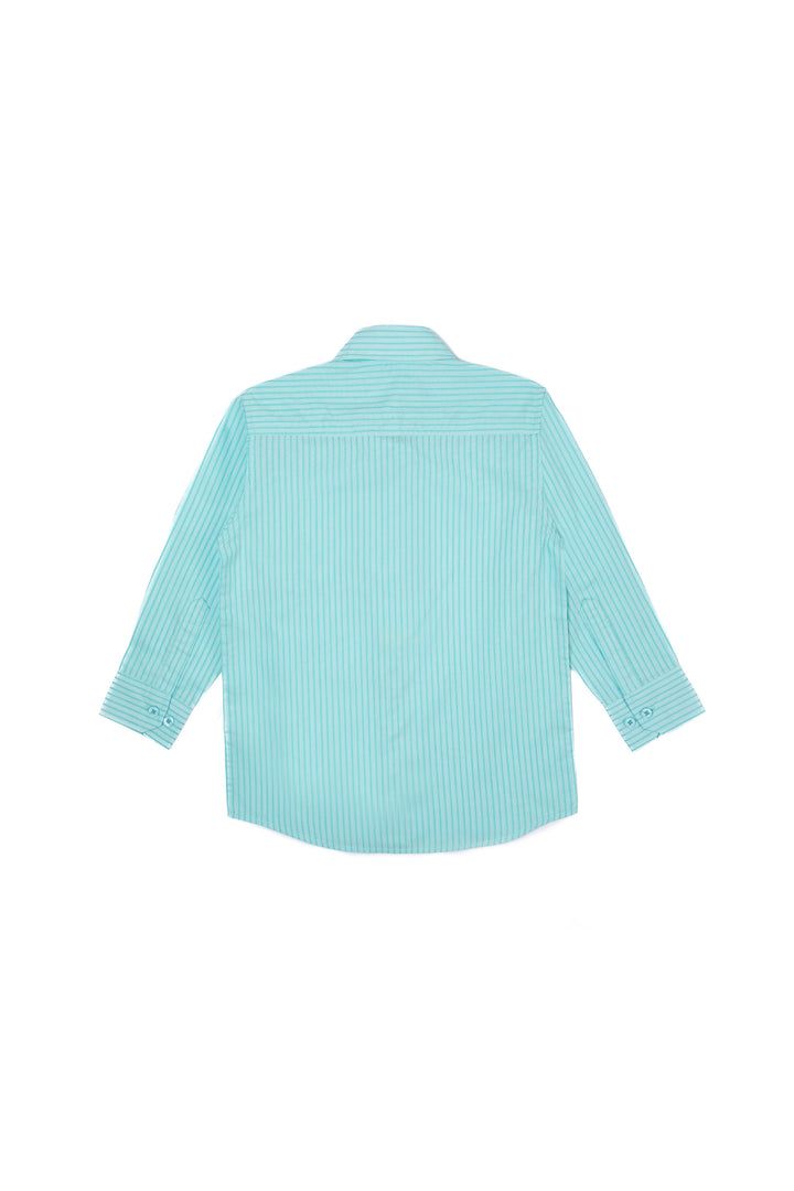 Contrasting Shirt Aqua