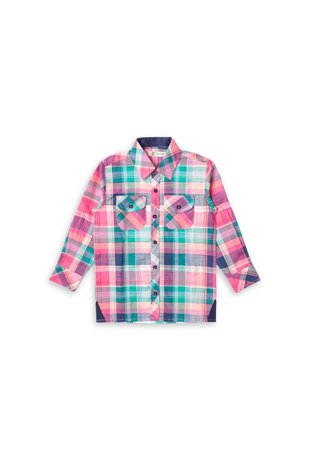 Contrasting Shirt Multi