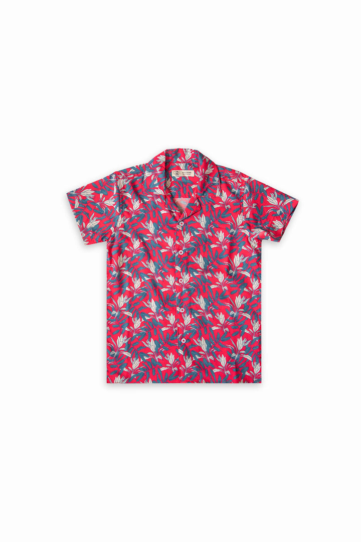 Hawaiian Shirt Red