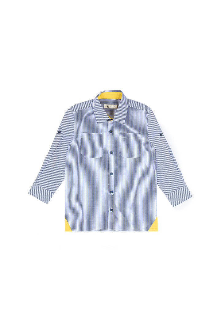 Contrasting Shirt Blue/Yellow