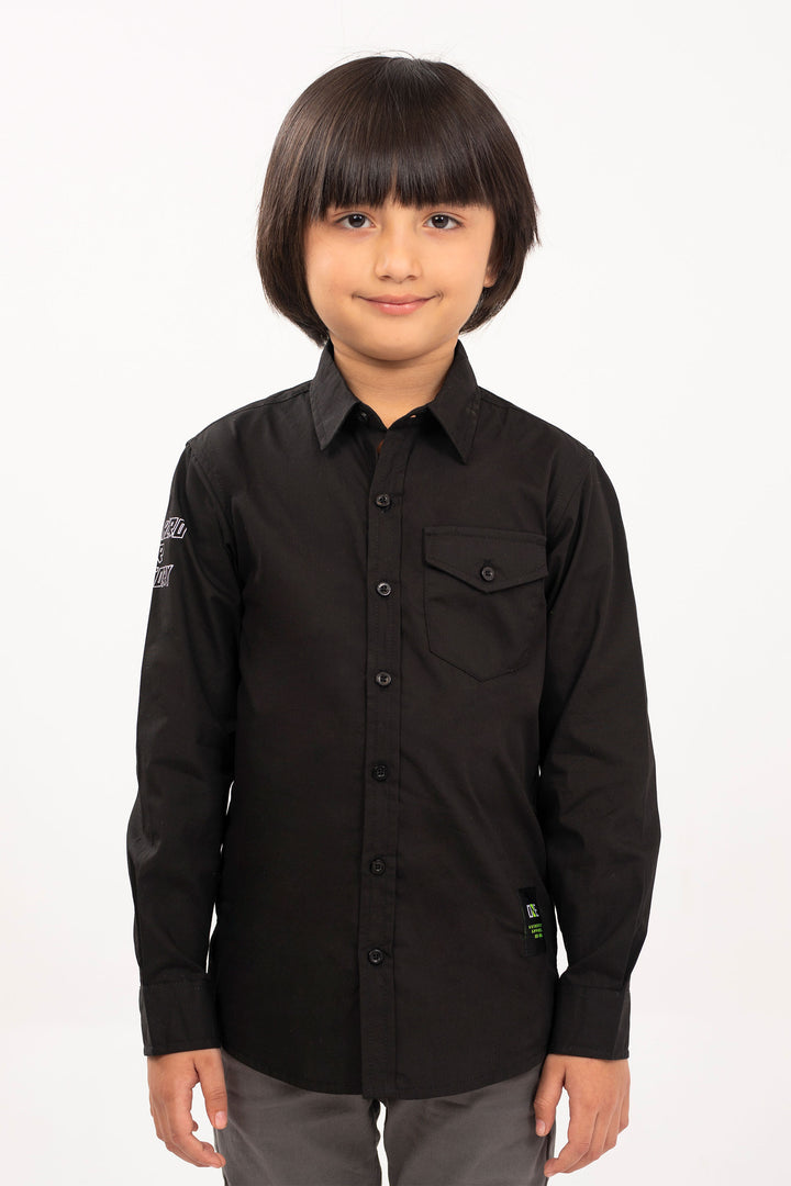 Flap pocket shirt