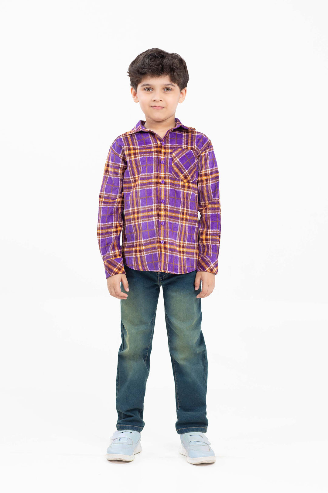 Corduroy Check Shirt