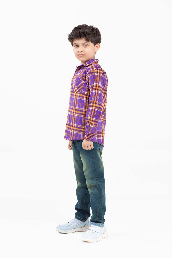 Corduroy Check Shirt
