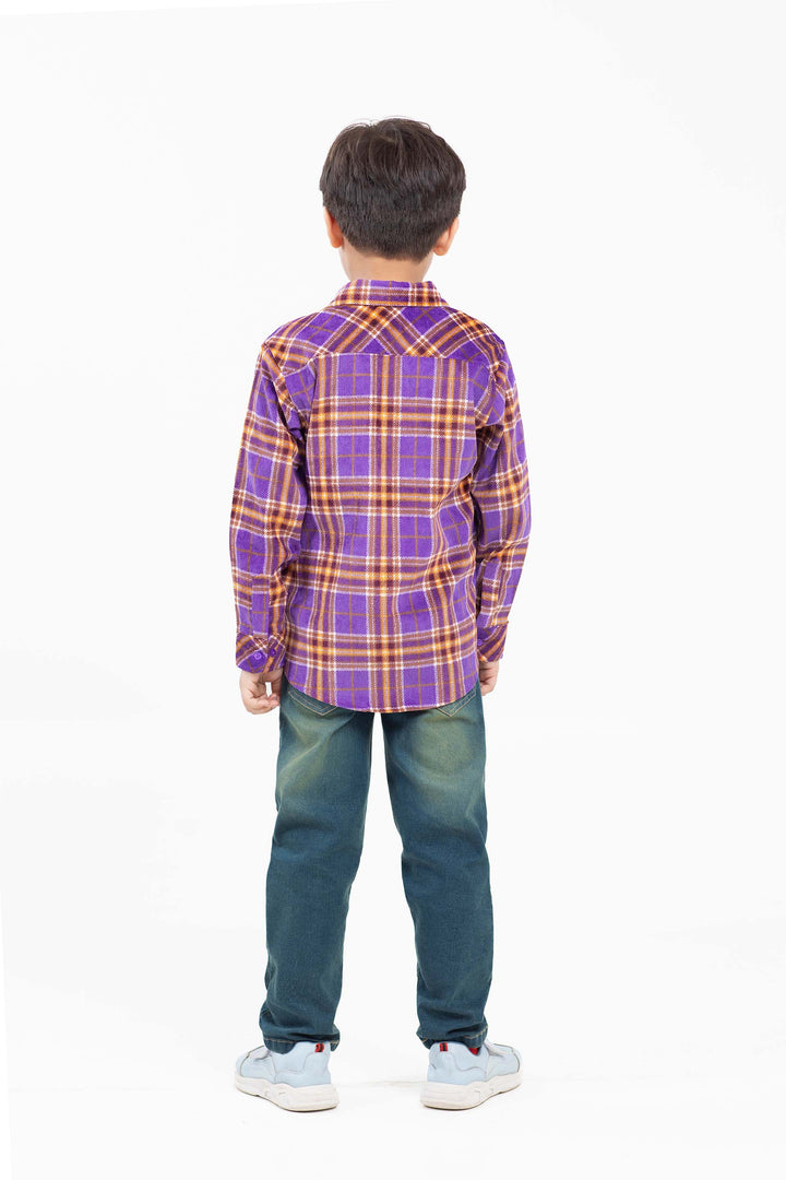 Corduroy Check Shirt