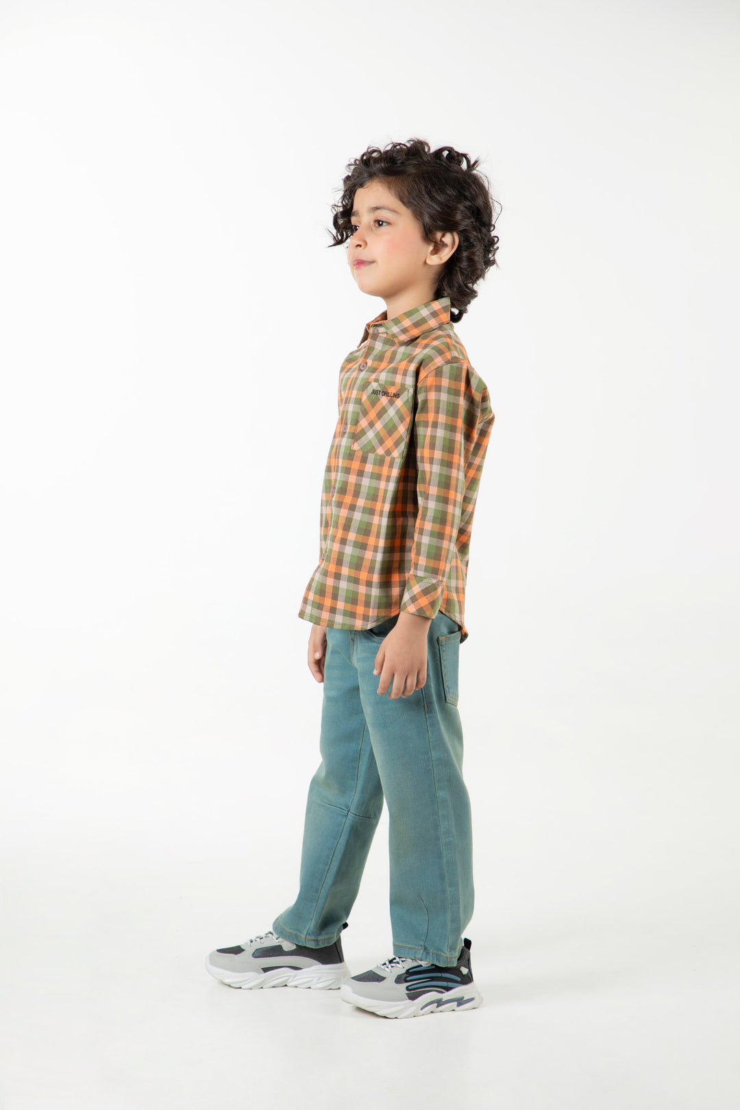 Embroidered Check Shirt