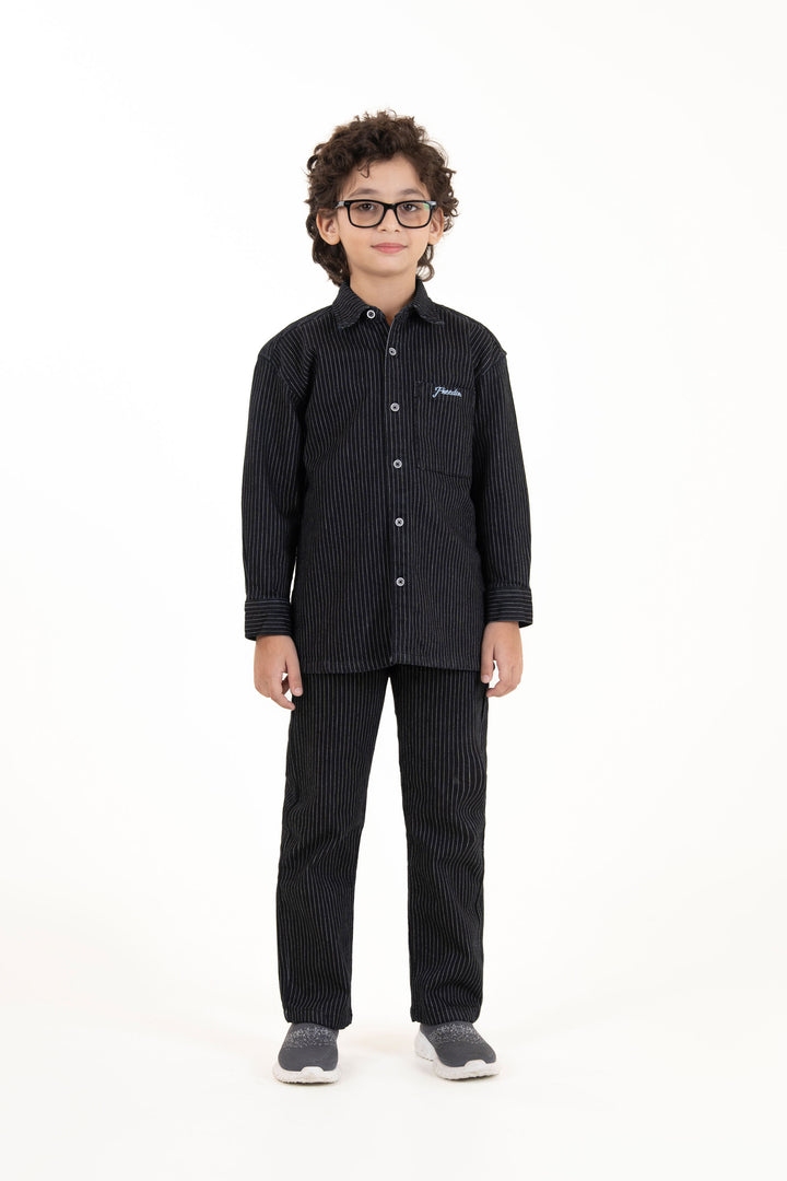 Drop Shoulder Denim Shirt